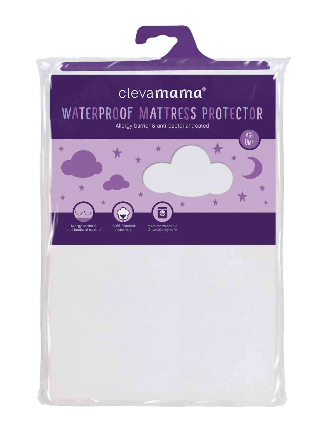 Clevamama Matratzenschoner Wasserdicht und Atmungsaktiv - Baumwolle Matratzenschutz für Bett 150x200 cm