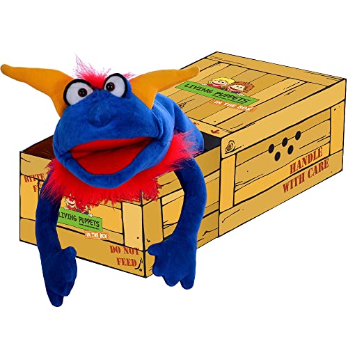 Living Puppets in The Box Crazy Blue aus Stoff in der Größe 30cm, W717