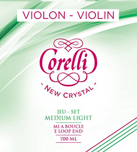 Corelli Violin Saiten Crystal G Stabilon-Nylon/Silber umsponnen Light 704ML