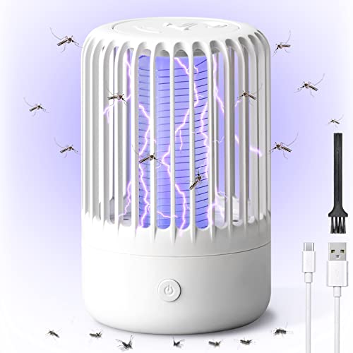 Mückenvernichtungslampe, Bug Zapper Elektrischer UV-Licht-Insektenvernichter, 360° leistungsstarke insektenabweisende Schädlingsbekämpfungsfallen für den Innen- und Außenbereich