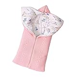 QYYL Kinderwagen Decke, Kinderwagen Winter Sack, Babydecke, Neugeborene Babydecke Winter Warmer Schlafsack, für Babys, Mädchen Oder Jungen (Light pink)