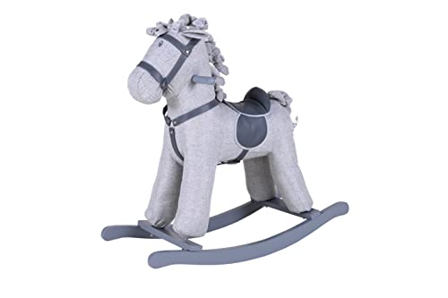 KNORRTOYS.COM 40510 Schaukelpferd Grey Horse