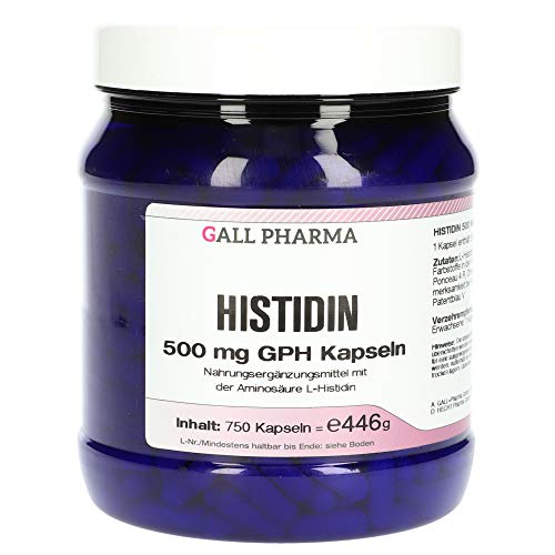 Gall Pharma Histidin 500 mg GPH Kapseln 750 Stück