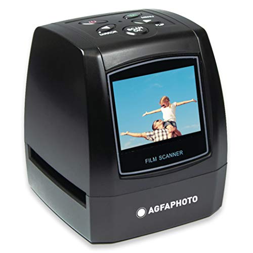 Agfa Foto-Raliview AFS100 – Digitaler Film-Scanner 35 mm/135 und Dias (10 MP, LCD-Bildschirm, 2,4 Zoll), Schwarz