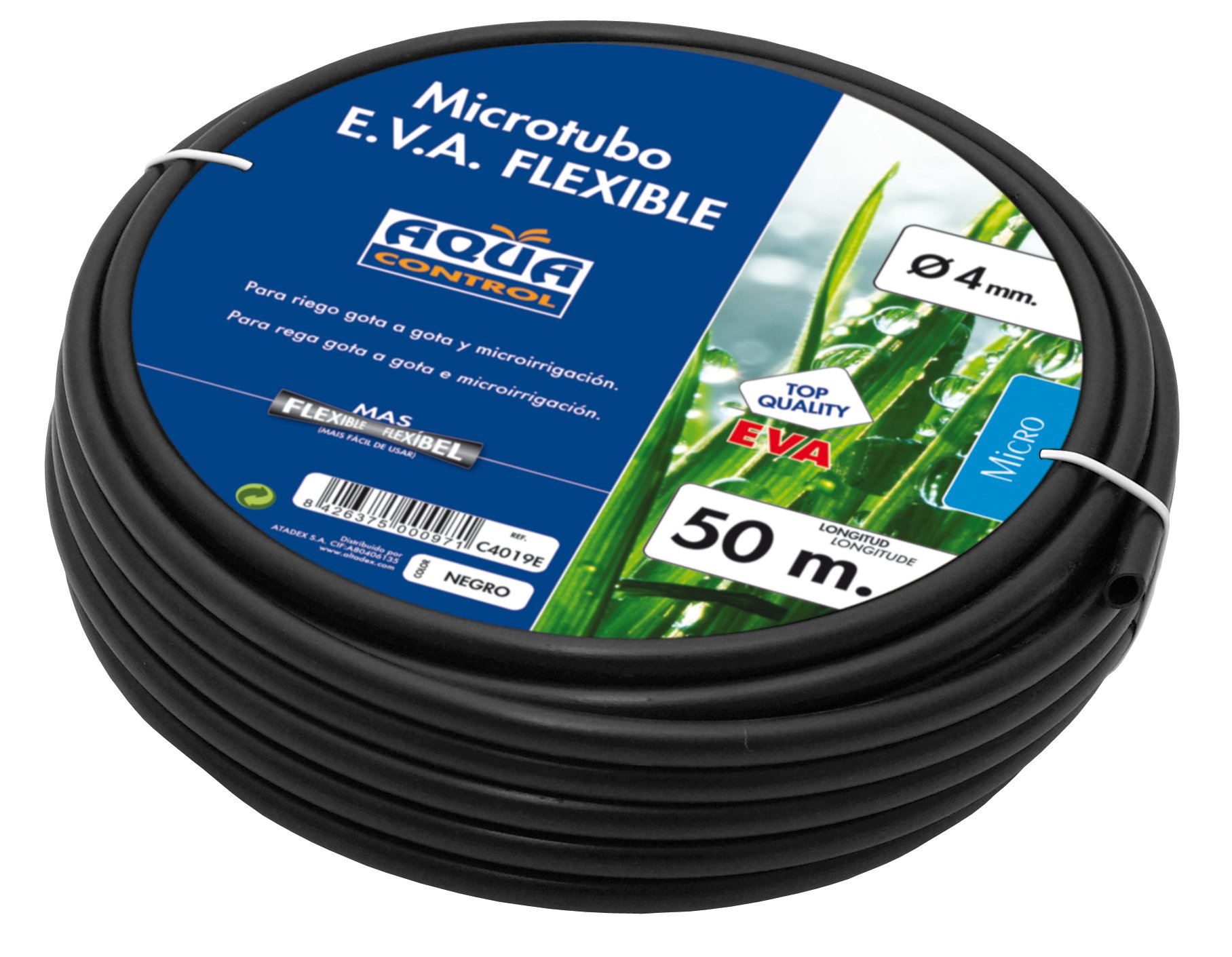 microtubo Flexible ï 4 mm/50 schwarz