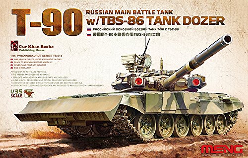 Meng TS014 - 1/35 Russian Main Battle Tank T-90 with TBS-86 Dozer
