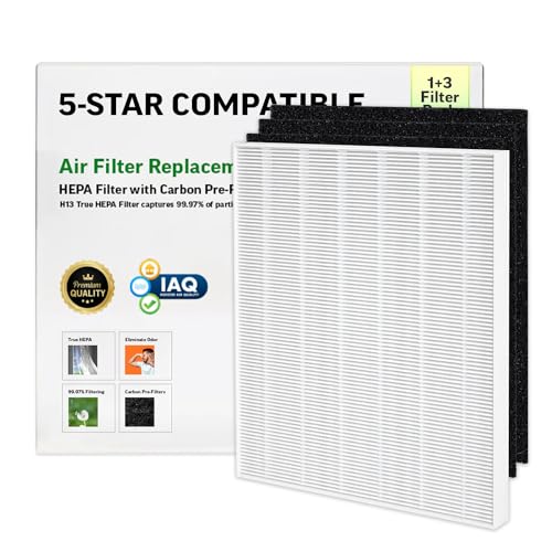 5-Star Minocromium kompatibler Ersatzfilter für AP1512HH AP-1512HH-FP AP-1518R AP-1519P, kompatibel mit Coway Luftreiniger. 1 Packung