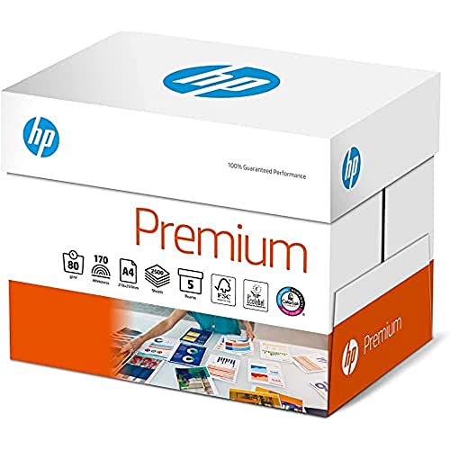 HP Kopierpapier Premium CHP 850: 80g, A4, 5x500 Blatt,extraglatt, weiß - intensive Farben, scharfes Schriftbild