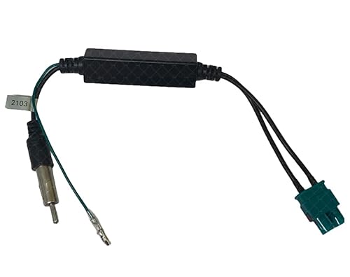 XTRONS Din Antenne Adapter Anschlusskabel ISO Kabel Für Audi, SEAT, Skoda, für Ford BMW Phantom Aerial Antenna Adapter Kabel