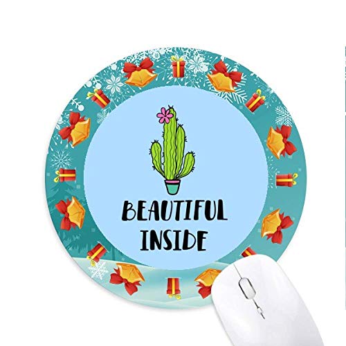 Schöne Iside Cactus Mousepad Rund Gummi Maus Pad Weihnachtsgeschenk