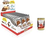 Kinder Cards Waffel mit scholokade schoko riegel 30 Stück kekse waffel 768 g + Italian Gourmet polpa 400g