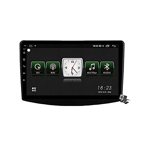 Android 10 Auto GPS Navigation Multimedia Radio 9 Zoll QLED Bildschirm für Mitsubishi Grandis 1 2003-2011, Unterstützung FM DSP RDS/Carplay Android Auto/BT/Split Screen/Lenkradsteuerung