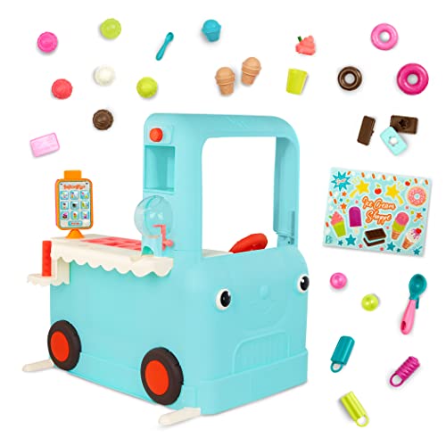 B. Play – Ice Cream Truck – Ice Cream Toys, Tablet & Accessories – Interactive Food Truck for Toddlers, Kids – Educational Pretend Play Set – 2 Years + – Ice Cream Shoppe