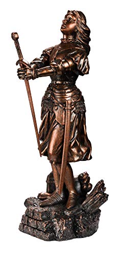 Henri Allouard Jeanne d'Arc Statue Bronze, 21/9,5/8 cm