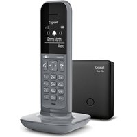 Gigaset CL390A - Schnurlostelefon - Anrufbeantworter mit Rufnummernanzeige - ECO DECTGAP - Satellite Gray