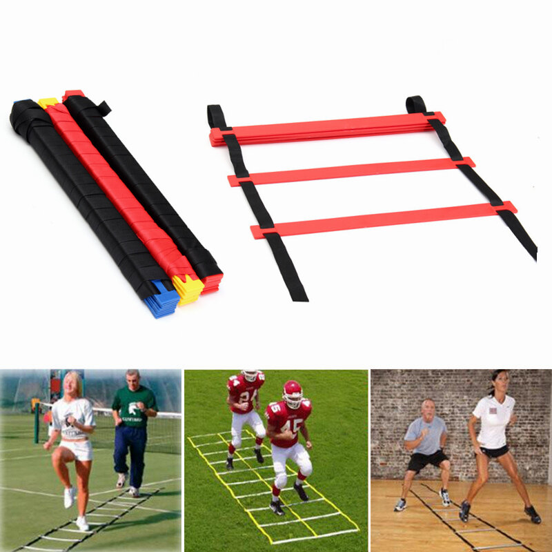 20 Sprossen Speed Ladder Soccer Sport Ladder Trainingstragetasche