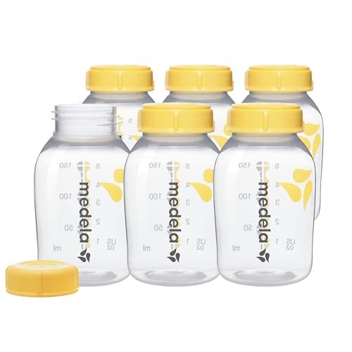 Medela Breast Milk Collection and Storage Bottles, 5 Ounce - 6 ct by Medela