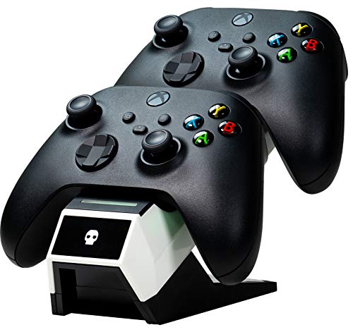 Numskull Xbox Series X Twin Wireless Controller Ladestation, inkl. 2 x wiederaufladbaren Akkus, kompatibel mit Xbox Series S 44374