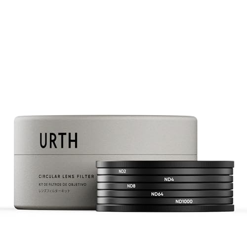 Urth x Gobe 82 mm ND2, ND4, ND8, ND64, ND1000 ND Filter Kit (Plus+)