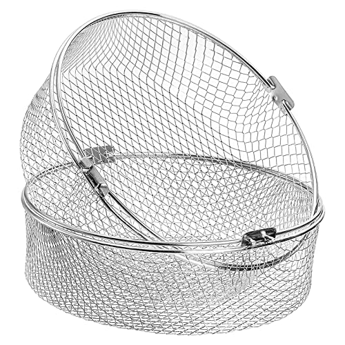 Air Fryer Basket for Air Fryer 6 8Qt Accessories for Air Fryer Replacement Basket Air Fryer Basket Mesh Basket Fryer Rack and Basket