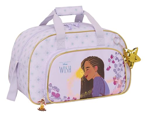 Safta Wish Sporttasche, Rucksack, ideal für Kinder unterschiedlichen Alters, bequem und vielseitig, Qualität und Widerstandsfähigkeit, 40 x 23 x 24 cm, Lila, Lila, Estándar, Casual