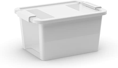 PROREGAL SuperSparSet 2x Mehrzweck Aufbewahrungsbehälter STORAGE mit Deckel | HxBxT 26x36,5x19cm | 11 Liter | Weiß | Behälter, Box, Aufbewahrungsbehälter, Aufbewahrungsbox