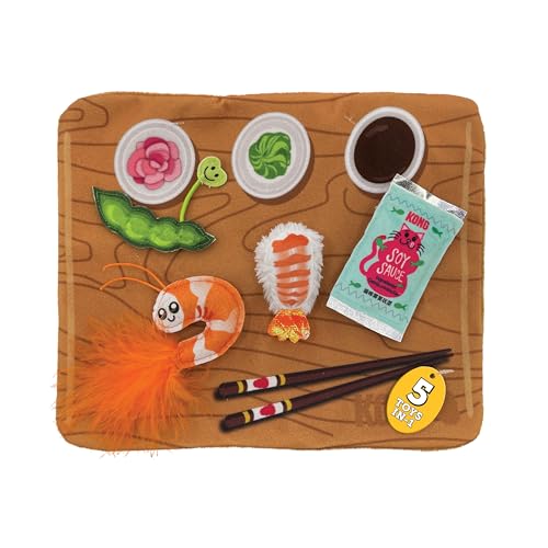 Kong Pull-a-partz Sushi-26.5X21.5X2.5 CM