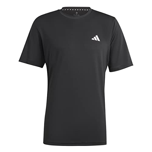 adidas Herren T-Shirt (Short Sleeve) Tr-Es Stretch T, Black/White, IC7413, S