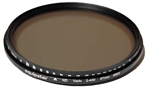 equipster Variabler Graufilter/Neutraldichtefilter ND 2-400 für Nikon AF-S DX Nikkor 18-200mm f3.5-5.6 G ED VR II