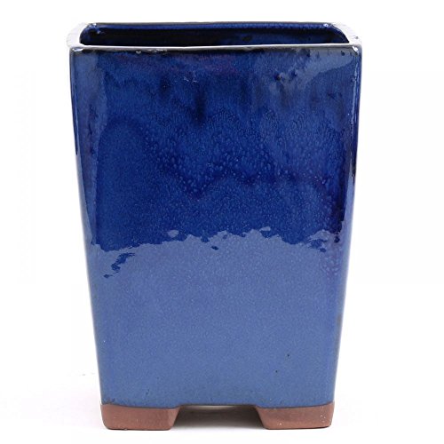 Bonsai - Kaskadenschale 18 x 18 x 23 cm, blau 50048