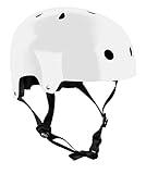 SFR Essentials Helmet Unisex Erwachsene Helm, weiß - (White), Gr. S/M (53-56cm)