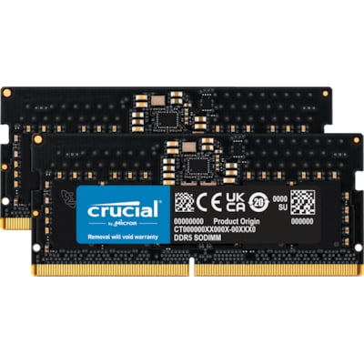 Crucial DRAM 24GB Kit (2x12GB) DDR5 5600MHz (or 5200MHz or 4800MHz) Laptop Memory CT2K12G56C46S5