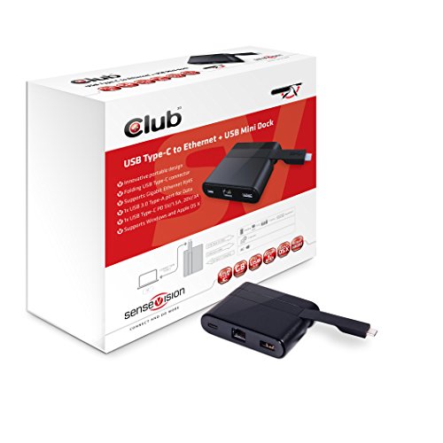 Club 3D USB Typ-C auf HDMITM 2.0 + USB 2.0 + USB Typ-C Charging Mini Dock