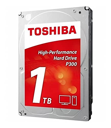Toshiba HDWD110UZSVA - P300 Desktop PC - Festplatte - 1 TB - intern - 3.5" (8.9 cm) - SATA 6Gb/s - 7200 RPM - Puffer: 64 MB