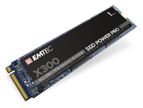Emtec ECSSD1TX300 – interne SSD – 3.0 – NVMe – Kollektion X300 Power Pro – 3D NAND – 1 TB