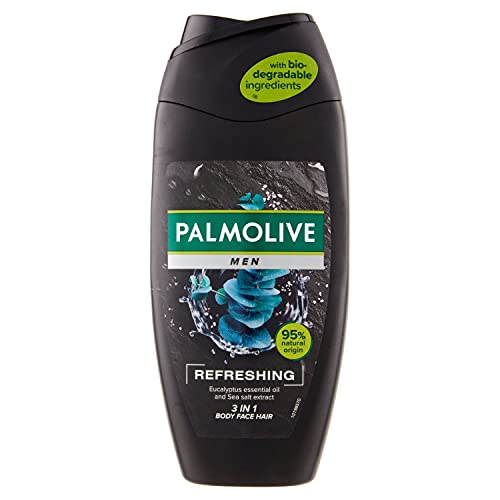 12 x PALMOLIVE Duschshampoo For Men Blau 2in1 Refreshing 250 ml