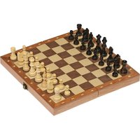 Goki 56921 - Schachspiel in Holzklappkassette