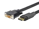 VivoLink Pro - DisplayPort-Kabel - DisplayPort (M) bis DVI-D (M) - 3 m - eingerastet, Daumenschrauben