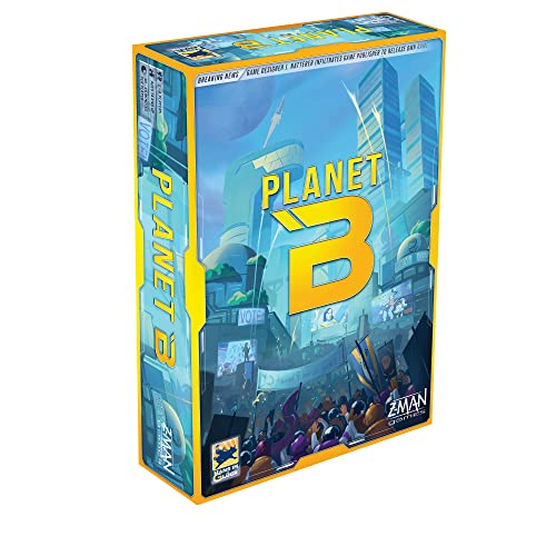 Planet B Brettspiel | Politisches Strategiespiel | Futuristisches Sci-Fi-Spiel für Erwachsene | Spaßspiel für Familienspielabend | Alter 14+ | 2-4 Spieler | Durchschnittliche Spielzeit 60-180 Minuten | Hergestellt von Z-Man Games