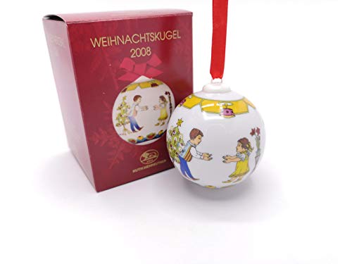 Hutschenreuther Porzellan Weihnachtskugel 2008 in der Originalverpackung NEU 1.Wahl
