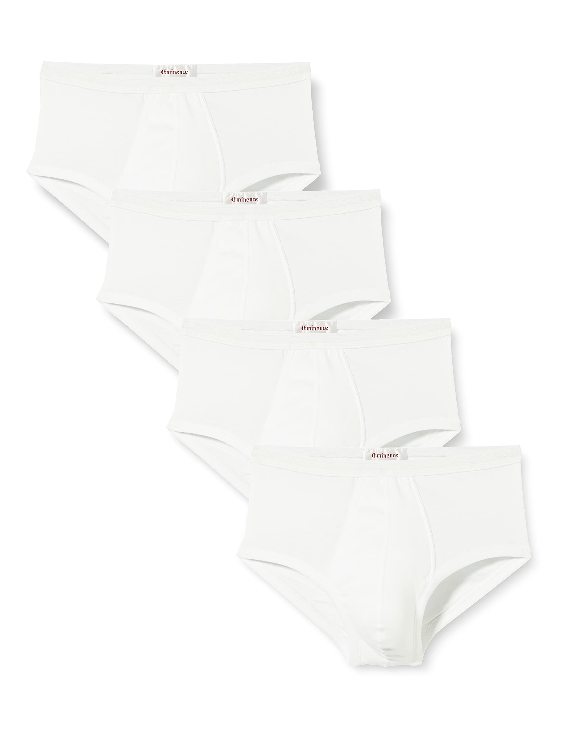 Eminence Herren Promo Classiques Unterhose, Weiß (Blanc/Blanc/Blanc/Blanc 0001), X-Large (Herstellergröße: 5) (4er Pack)