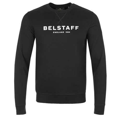 Belstaff 1924 Logo Crew Sweat Black-XL