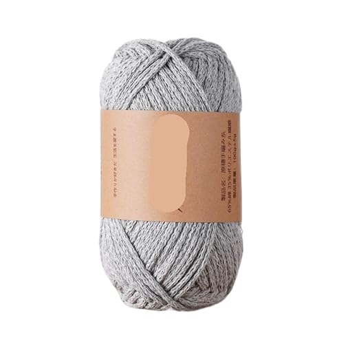 100 g 2 mm mitteldicker hohler Baumwollfaden aus Baumwolle und Leinen for selbstgemachte Taschen, Hüte, Decken (Color : 08)