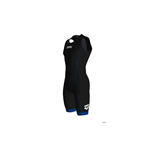 arena Herren Triathlon Anzug ST 2.0 mit Rückenreißverschluss, Black/Royal, S