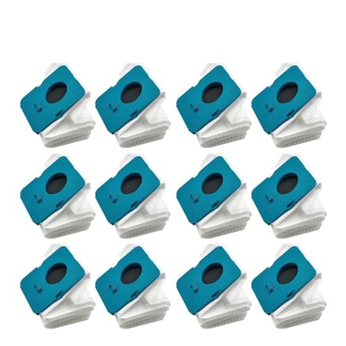 MezHi Staubbeutel for VCA-ADB95 VS20A95923W Jet Roboter Staubsauger Hohe Kapazität Staubbeutel Einweg Staubbehälter Teile (Color : 12 PCS)