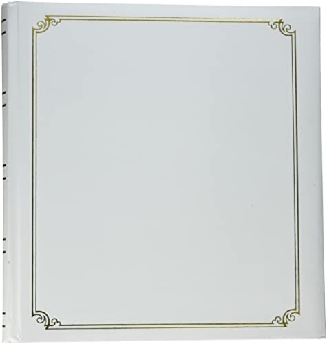 Zep ADT2931 Fotoalbum, 60 Blatt, selbstklebend, weiß, 29 x 31 cm