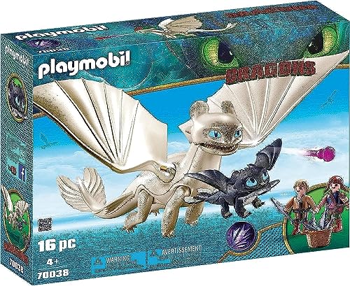 Playmobil Konstruktions-Spielset "Light Fury Spielset (70038) Dragons"