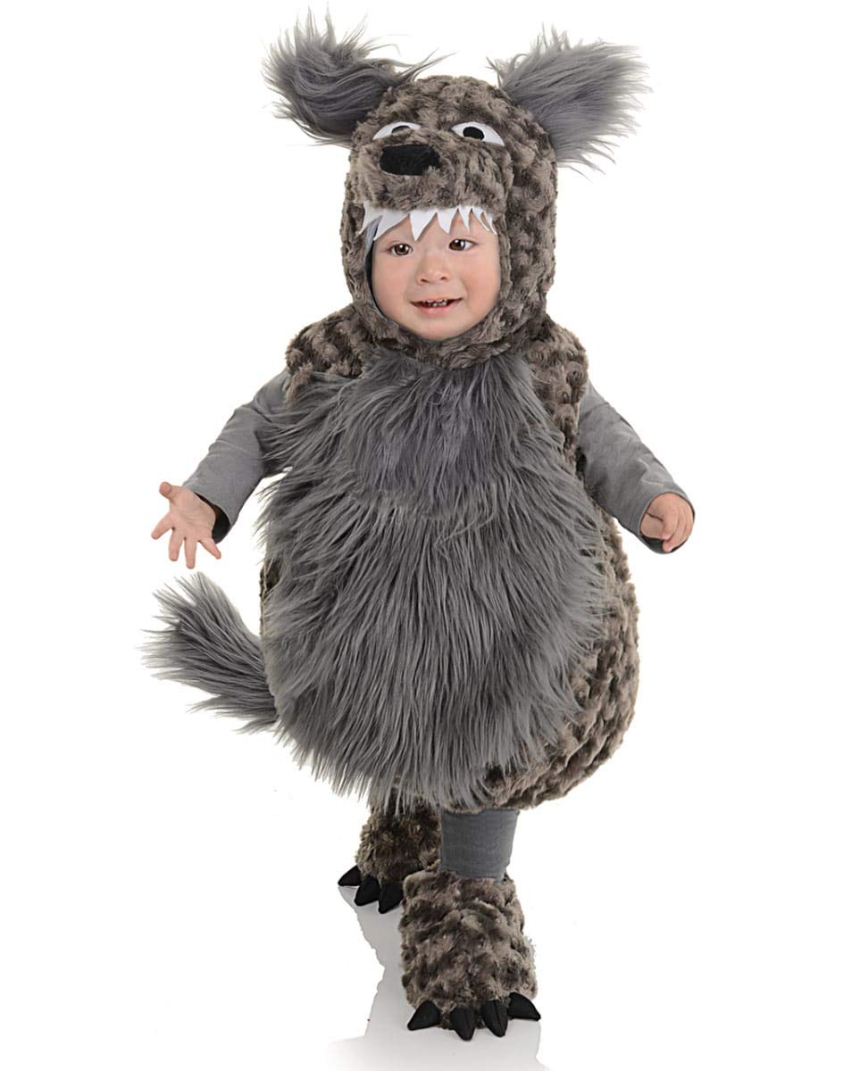 Horror-Shop Wolf Kostüm für Kleinkinder XL