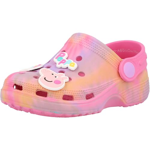 Peppa Pig Riveted Badge Eva Clog Rosa/Lila Eva 28 EU