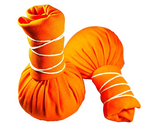 Kräuterstempel - Orange - 10 Stück a` 100g - Oranger Compress Ball - löst Verspannungen